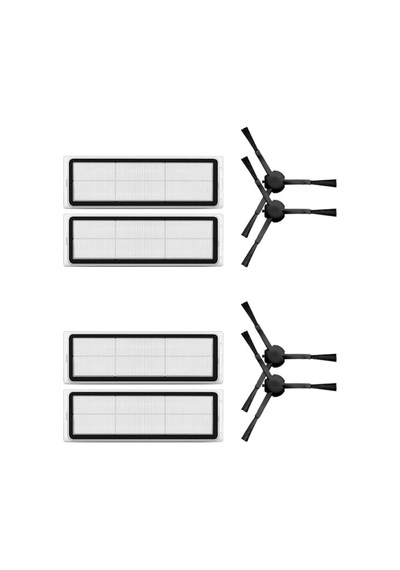 Mop Pro 2+3d Kameralı Xiaomi Uyumlu Yedek Hepa Filtre Ve Yan Fırça, 8 Parça Sku: Zeusb0bvnfxsr7