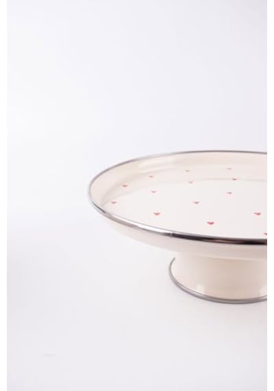 Cupid Emaye Pasta/kek Sunum Standı 24 Cm Genel