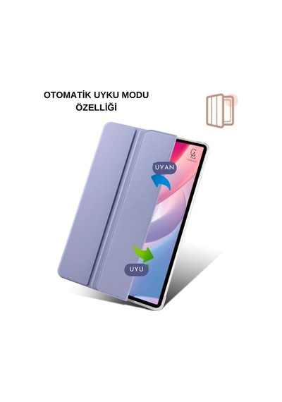 Huawei Honor Pad X9 11.5 Inç Uyumlu Tablet Kılıf Smart Özellikli Uyku Modlu Kapaklı Tablet Kılıfı