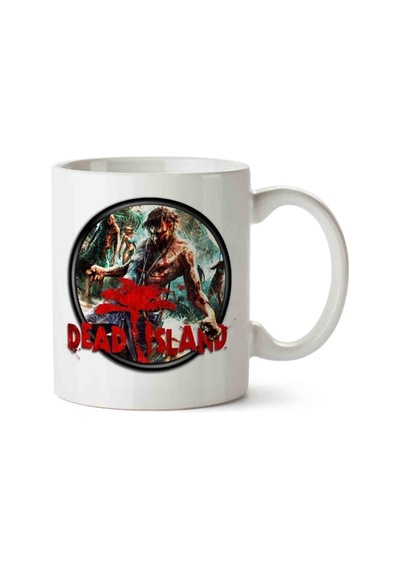 Dead Island 2 Porselen Kupa Bardak Beyaz