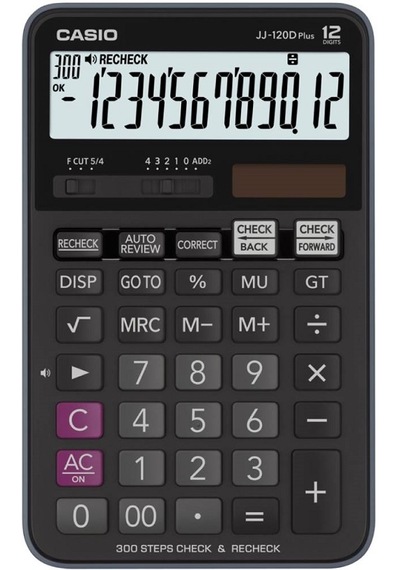 Casio Jj-120D Plus Kompakt Masaüstü Bilimsel Hesap Makinesi
