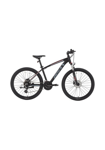 Bisan Mtx 7300 27.5 Jant 24 Vites Hd Mat Siyah Gri Dağ Bisikleti 43 Kadro Çok Renkli