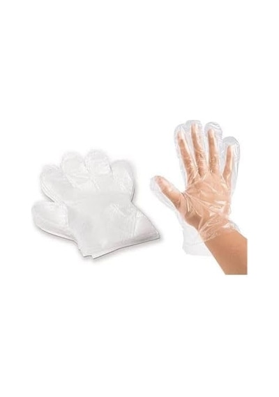 Şeffaf Poşet Eldiven 100 Adet - 4 Paket