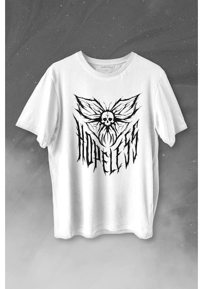 Hopeless Gothic Umutsuz Black Karanlık Baskılı Tişört Unisex T-shirt 001