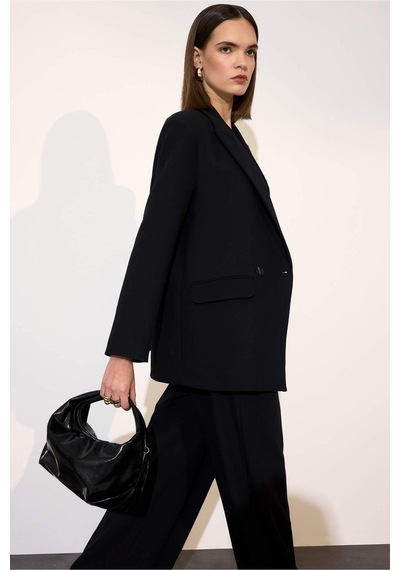 Defacto Oversize Blazer Ceket G9099ax26spbk81 Siyah-bk81