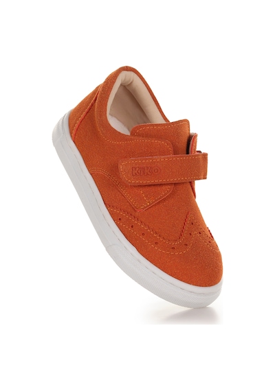 Kiko Kids Richie Cırtlı İlk Adım Günlük Erkek Bebek Casual Ayakkabı Turuncu Turuncu