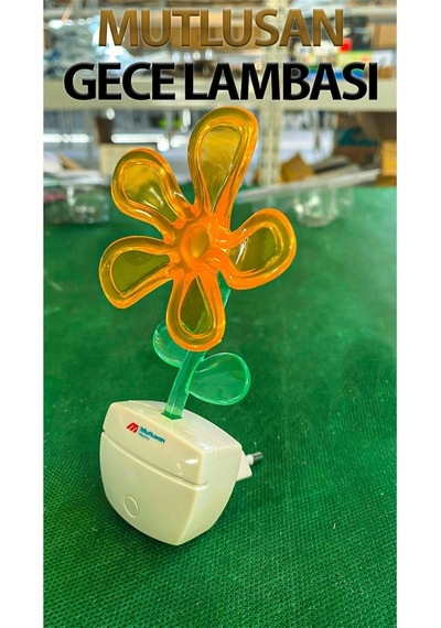 Led Li Kendinden Fişli Gece Lambası 1 Watt Turuncu