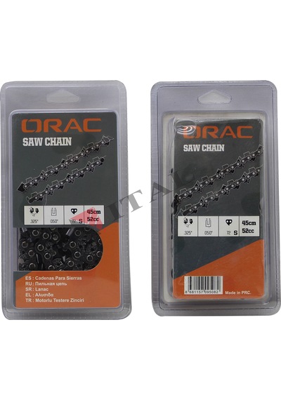 Orac .325-1.3mm 36 Diş Yuvarlak Kesik Paket Zincir