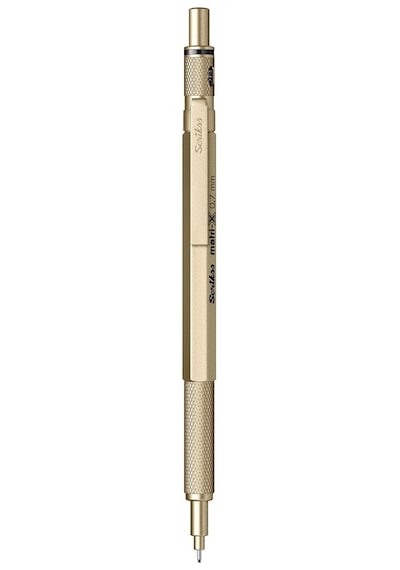 Scrikss Matri-x Versatil 0.7 Mm Metalik Altın Şeffaf Amb.