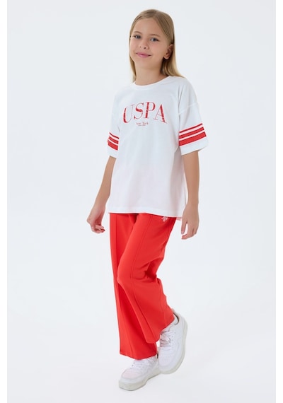 U.s. Polo Assn. Kız Çocuk Turuncu Pijama Takım Us2525-c-v1 Turuncu