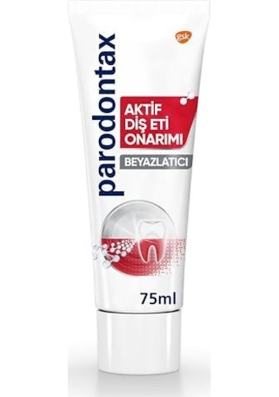 Parodontax Aktif Diş Eti Onarımı Beyazlatıcı Diş Macunu 75 Ml Ağız Kokusu Önleyici