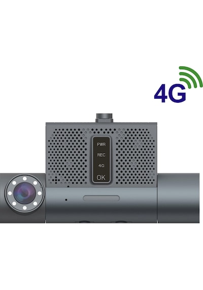 Techsmart Dahili 2 Kameralı 4g + H265 Mobil Araç Kamera Tch-bk6mzh-2ch-4g