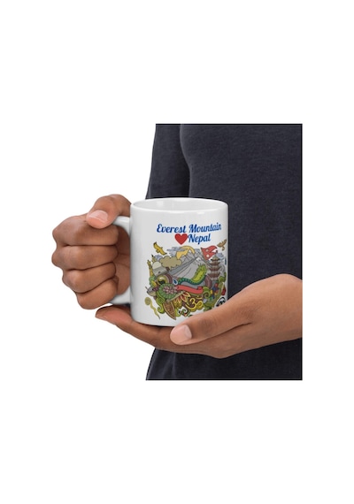 Nepal Kupa Bardak 2 Adet Seyahat Hatıra Nepal Mug
