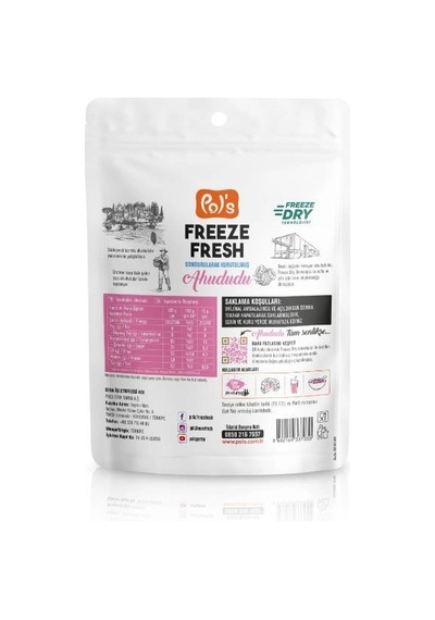 Mey İthalat Pol S Freeze Fresh Dondurularak Kurutulmuş Ahududu 16 G