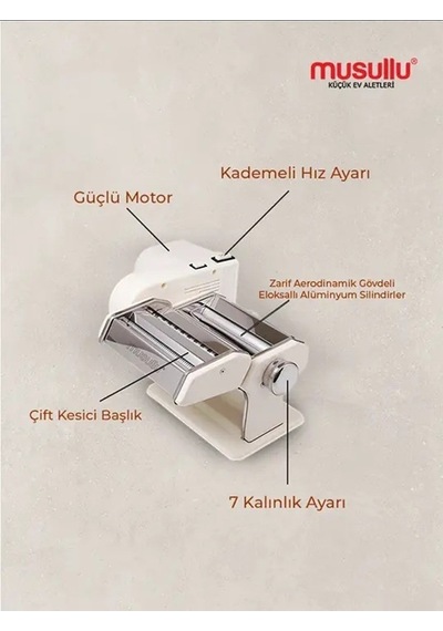 Musullu Ms-e150 150 Elektrikli Erişte Makinesi