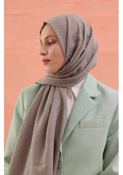 124101 Cardion Fiona Şal Mint Yeşil