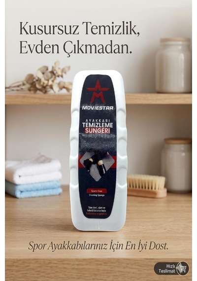 Qramed Moviestar Orthopedix Ayakkabı Temizleme Süngeri 75ml Çok Renkli