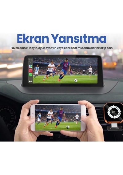Tr 4'ü 1 Arada Carplay Araç Multimedya Sistemi Android Auto/carplay/mirror Link/airplay