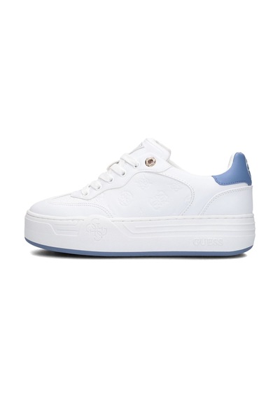 Guess Swole Deri Karışımlı Kadın Sneaker Ayakkabı Flpswofal12 Mavi