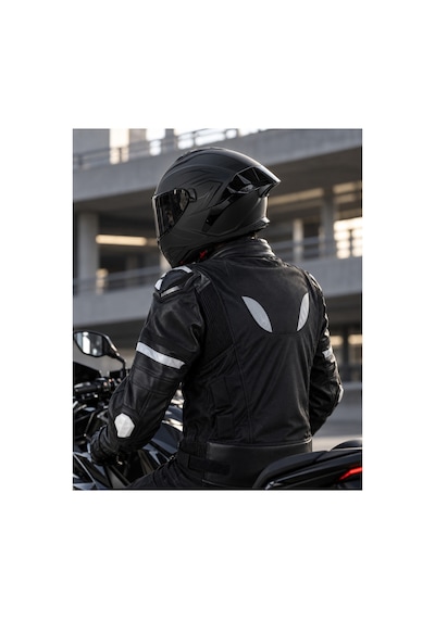 Sway 867 Black Lıne Mat Siyah Vizör Motosiklet Kask