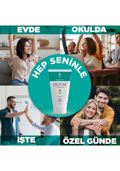 Deotak Fresh Mentol Krem Deodorant 35 Ml