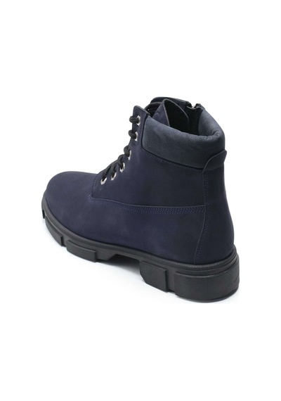 Costo Shoes Büyük Numara Erkek Bot Rahat Geniş Kalıp Lacivert