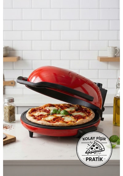 Lorenzo Pietra 12in1 Pizza Makinesi Lahmacun Tandır Ekmeği Bazlama Ve Fırın Yemekleri + Tepsi
