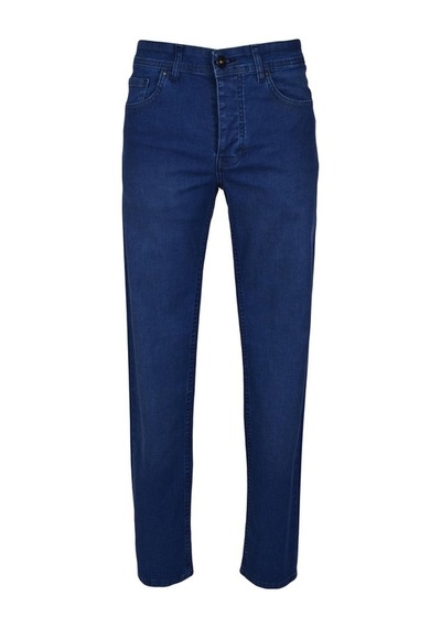 Cengiz İnler 5 Cep Düğmeli Kot Pantolon Slim (548484019)