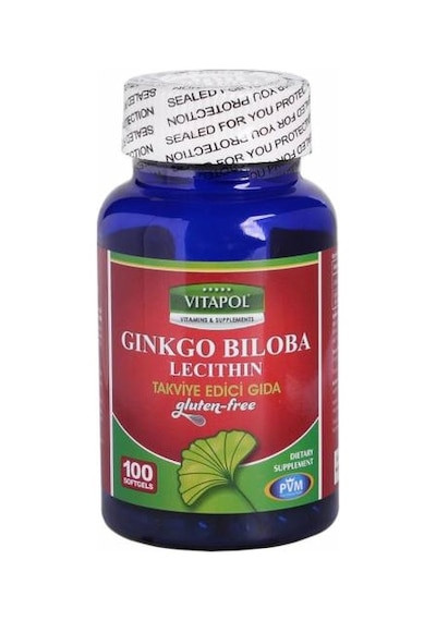 Vitapol Ginkgo Biloba Lecithin Gluten Free 2X100 Softgel