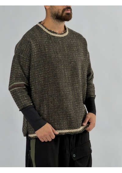 Cocopelli Kol Ribana Siyah Erkek Sweatshirt Coc3464
