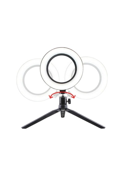 8inç 20cm Youtube Instagram Tiktok Selfie Stüdyo Video Fotoğraf Ring Light Tripod Led Halk Diğer