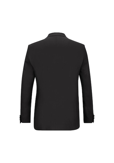 Hatemoğlu Siyah Slim Fit Çıkma Sivri Yaka Klasik Damatlık 2958716 Siyah