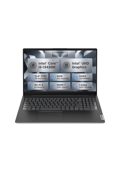 Lenovo V15 G4 Iru Intel Core 83A10096TR024 i5-13420H 12 GB 512 GB SSD 15.6" FHD Free Dos Dizüstü Bilgisayar