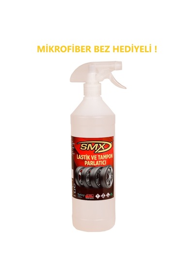 Smx Lastik ve Tampon Parlatıcı - M.Fiber Bez .
