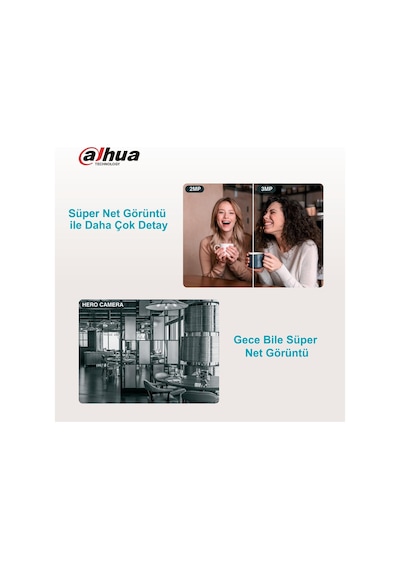 Dahua Dh-h3f Hero H3f 2k - 4mp İç Mekan Wifi 360derece Akıllı Bebek & Güvenlik Kamerası