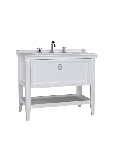 VitrA Valarte Kapaklı Etajerli Lavabo Dolabı 100 Cm Mat Gri 62166 Çok Renkli VitrA Valarte Kapaklı Etajerli Lavabo Dolabı 100 Cm Mat Gri 62166 Çok Renkli
