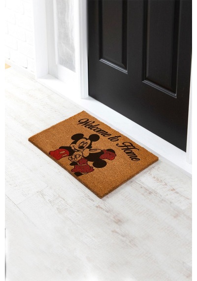 Mickey Mouse Welcome To Home Koko Kapı Önü Paspası Tek Renk