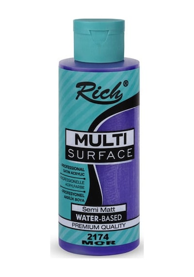 Rich Multi Surface Her Yüzey için Akrilik Boya 120 Cc. - 2174 Mor N11.4855
