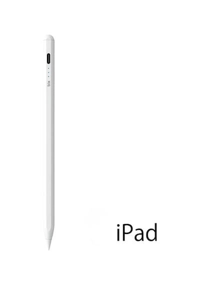 Bix Sp03 Stylus Pen Manyetik Eğim Sensörlü Avuç İçi Engelleme Özellikli İpad Uyumlu Çizim Ve Tasarım İçin Tablet Kalemi Beyaz