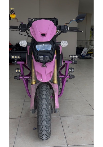 Yuki Hammer 50cc Ön Koruma Demiri Mor Renk Uyumlu
