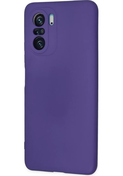 Newface Xiaomi Poco F3 Kılıf Nano İçi Kadife Silikon - Mor