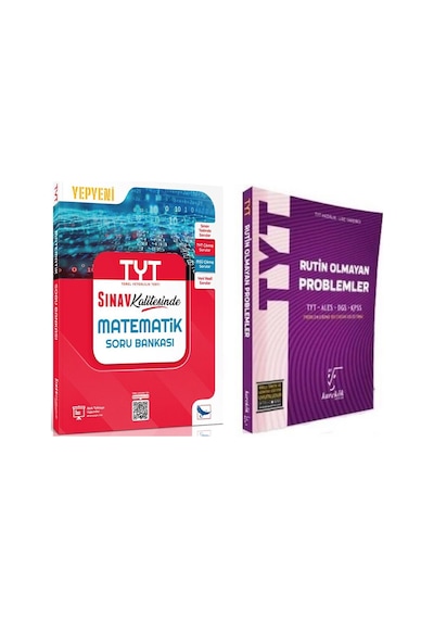 Sınav Tyt Matematik Ve Karekök Rutin Olmayan Problemler Soru Bankası 2 Kitap Set