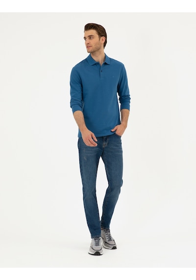 Pierre Cardin 50294438-VR059 Erkek Sweatshirt - Açık Lacivert Pierre Cardin 50294438-VR059 Erkek Sweatshirt - Açık Lacivert