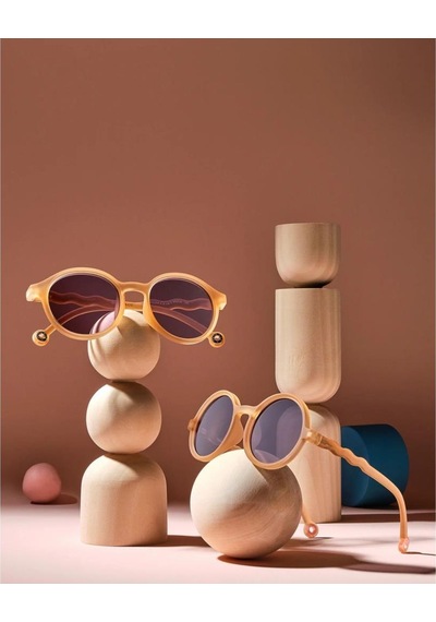 Olivio&co Classic Oval Junior Güneş Gözlüğü - Sand Beige Çok Renkli