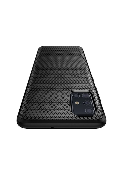 Spigen Samsung Uyumlu Galaxy M33 İle Uyumlu Kılıf Rugged Armor Üst Düzey Koruma Siyah Karbon Kapak - Acs04161 Spigen Tr Garantili