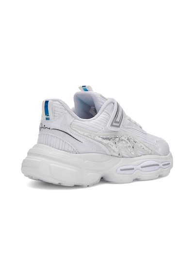 010 Kız Çocuk Okul Öncesi Işıklı Sneaker Beyaz