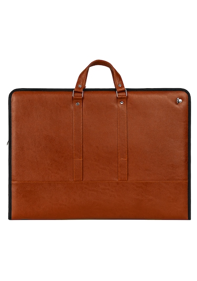 Gözde Proje 40x55 Cm Suni Deri Profesyonel Proje/resim Çantası Taba