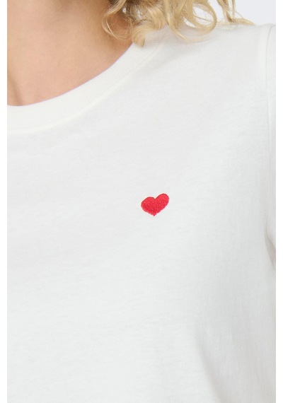 Only Jdypısa S/s Prınt Top Jrs Noos Beyaz