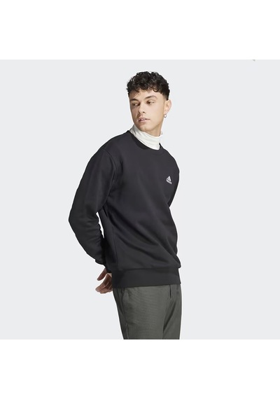 Black Adidas Erkek Sweatshirt M Sl Ft Swt Ic9329 001