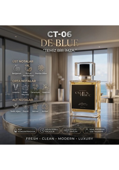 Calius Tibec Ct-06 Erkek Parfüm EDP 50 ML